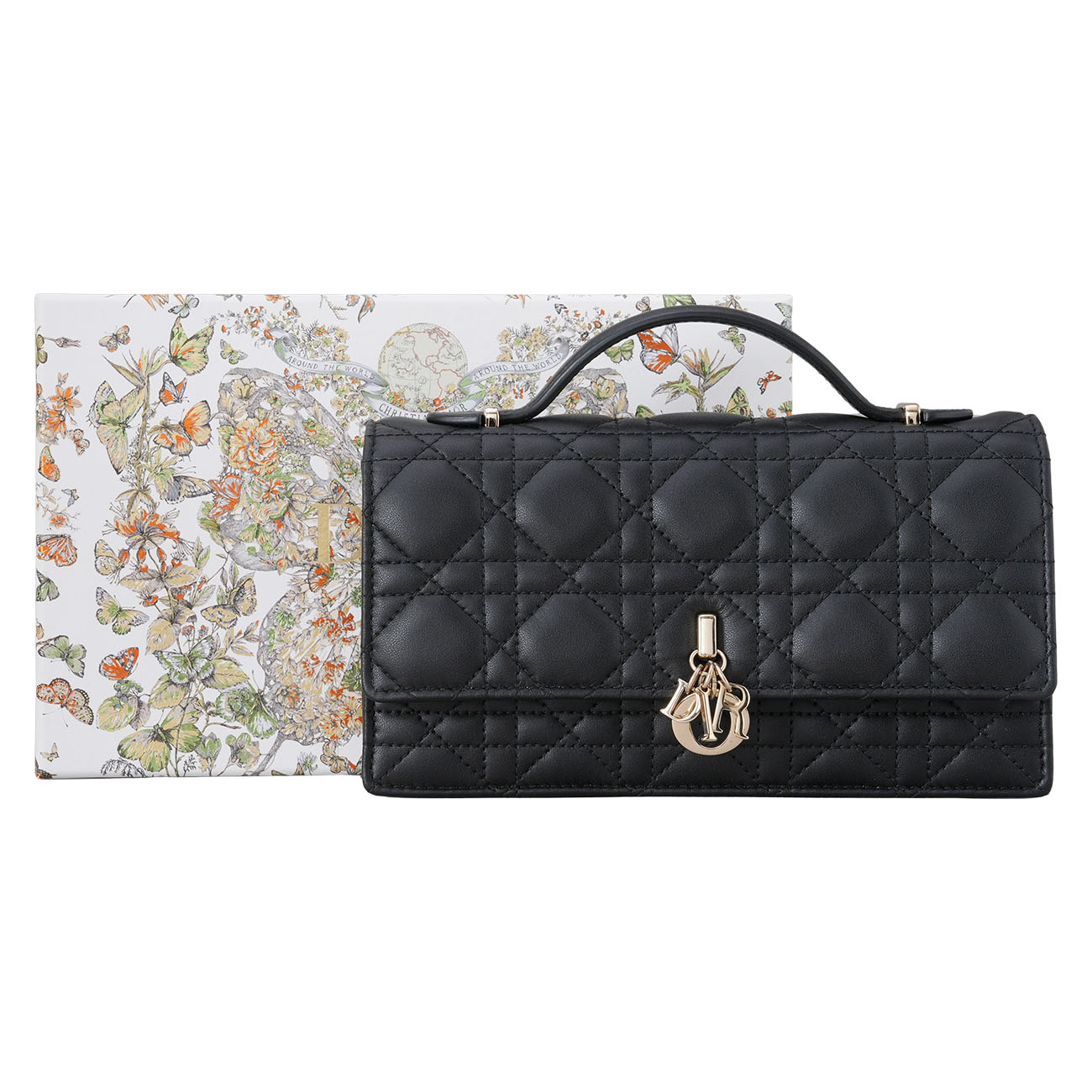 CHRISTIAN DIOR(USED)디올 미스 디올 탑핸들백